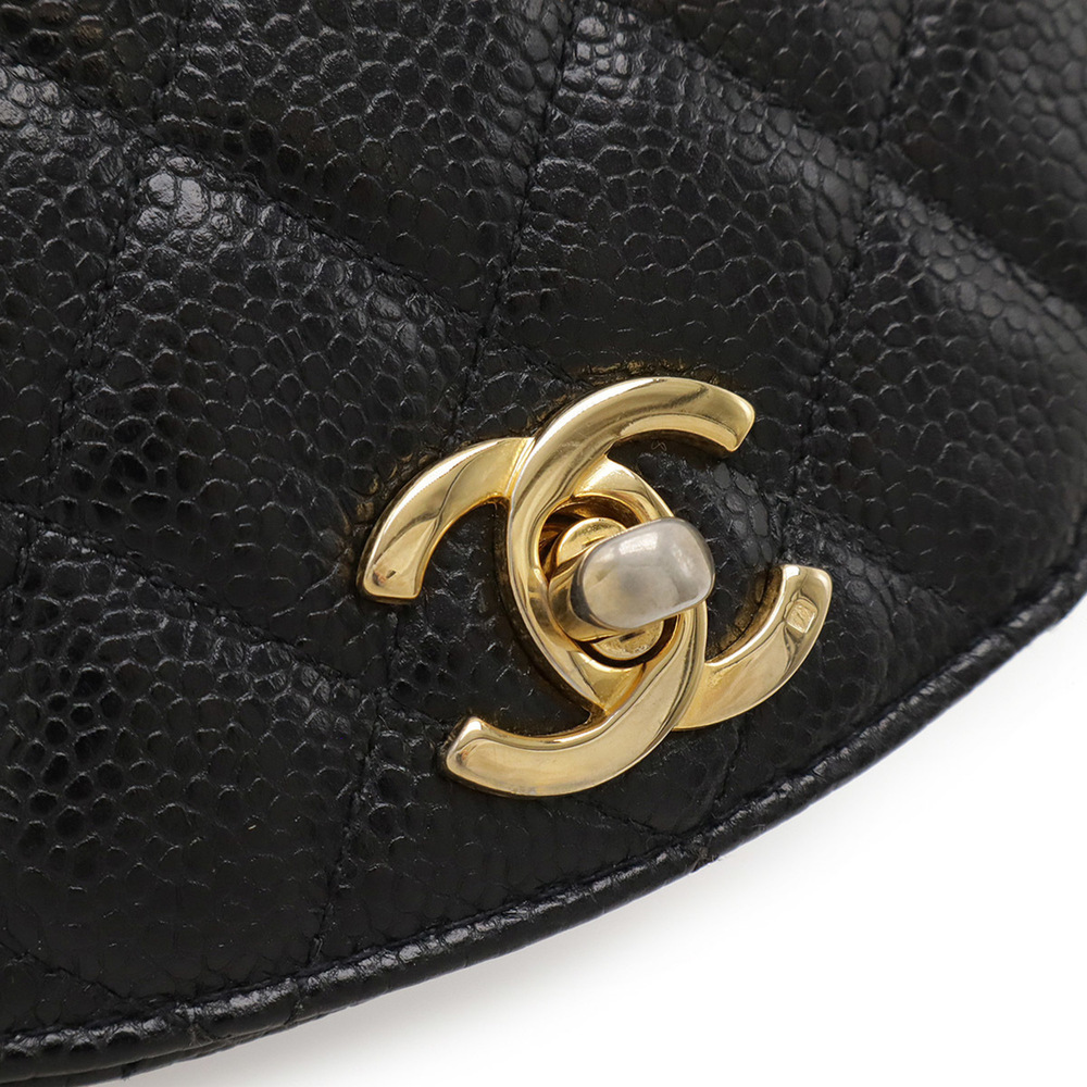 CHANEL Black Caviar Leather Hobo Bag - Picture 5 of 10